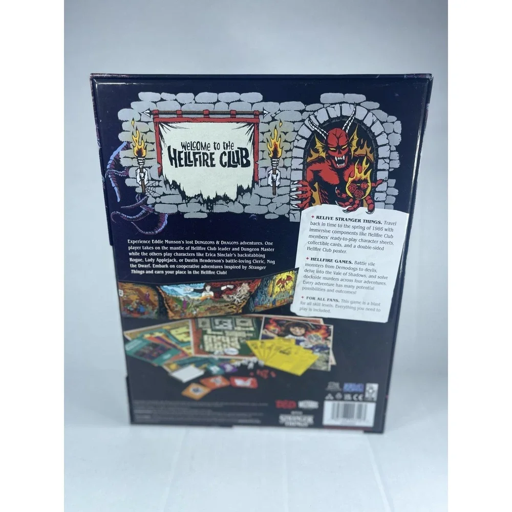Stranger Things Welcome to the Hellfire Club D&D Starter Set NEW